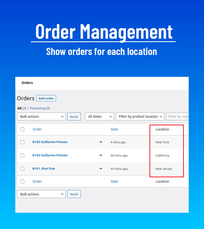 Woocommerce Multi Locations Management Solution - 9