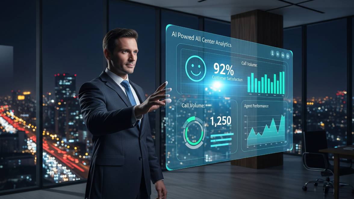 AI Virtual Call Center Agent answering multiple calls